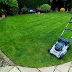 Professional lawn treatment in Wakefield by Complete Value Lawncare producing a healthy green lawn.